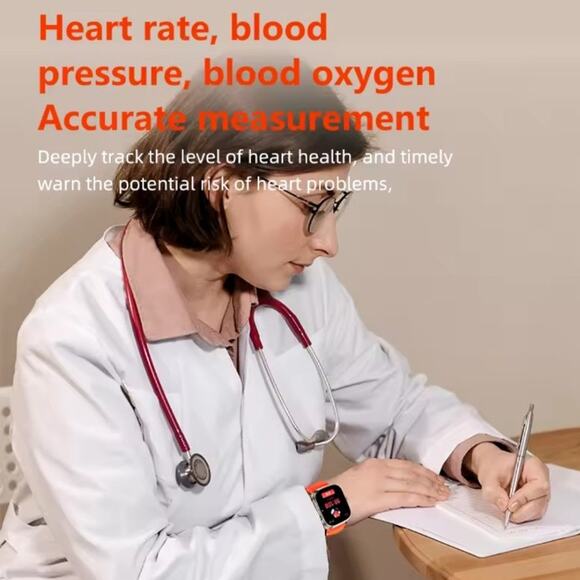 2024 Smartwatch Bluetooth Fitness Sport Sleep iOS Android Apple Call Text - NEW - Picture 7 of 8